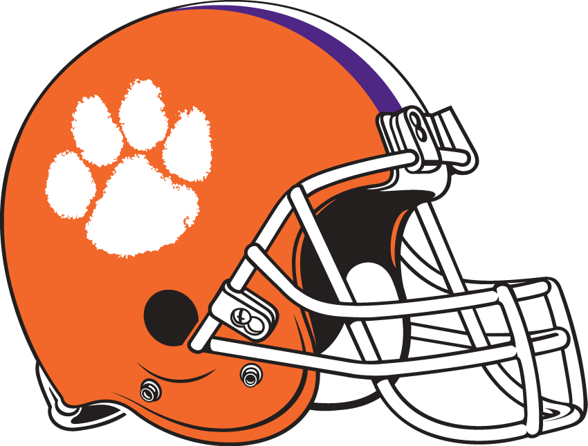 Clemson Tigers 1977-Pres Helmet Logo vinyl decal